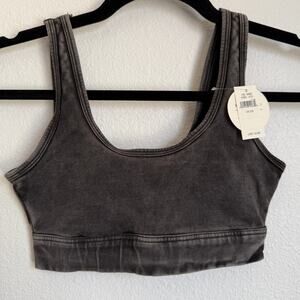 NWT AERIE Offline Sz XS Sports Bra in Heathered Gray